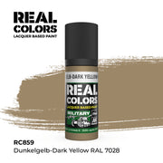 AK Interactive RC859 Real Colors Dunkelgelb-Dark Yellow RAL 7028 17ml Lacquer Paint
