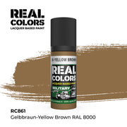 AK Interactive RC861 Real Colors Gelbbraun-Yellow Brown RAL 8000 17ml Lacquer Paint