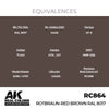 AK Interactive RC864 Real Colors Rotbraun-Red Brown RAL 8017 17ml Lacquer Paint