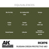 AK Interactive RC876 Real Colors Russian Green Protective 4BO 17ml Lacquer Paint