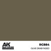 AK Interactive RC884 Real Colors Olive Drab Faded 17ml Lacquer Paint