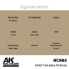 AK Interactive RC885 Real Colors CARC Tan 686A FS 33446 17ml Lacquer Paint