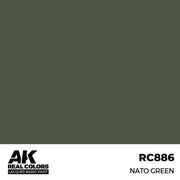 AK Interactive RC886 Real Colors NATO Green 17ml Lacquer Paint