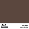 AK Interactive RC887 Real Colors NATO Brown 17ml Lacquer Paint
