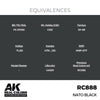 AK Interactive RC888 Real Colors NATO Black 17ml Lacquer Paint