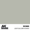 AK Interactive RC889 Real Colors Light Gull Grey FS 16440 17ml Lacquer Paint
