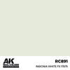 AK Interactive RC891 Real Colors Insignia White FS 17875 17ml Lacquer Paint
