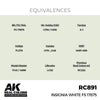 AK Interactive RC891 Real Colors Insignia White FS 17875 17ml Lacquer Paint