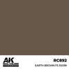 AK Interactive RC892 Real Colors Earth Brown FS 30099 17ml Lacquer Paint