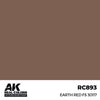 AK Interactive RC893 Real Colors Earth Red FS 30117 17ml Lacquer Paint