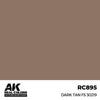 AK Interactive RC895 Real Colors Dark Tan FS 30219 17ml Lacquer Paint
