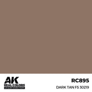 AK Interactive RC895 Real Colors Dark Tan FS 30219 17ml Lacquer Paint