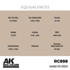 AK Interactive RC898 Real Colors Sand FS 33531 17ml Lacquer Paint