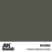 AK Interactive RC900 Real Colors Forest Green FS 34079 17ml Lacquer Paint