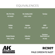 AK Interactive RC907 Real Colors Pale Green FS 34227 17ml Lacquer Paint