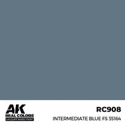 AK Interactive RC908 Real Colors Intermediate Blue FS 35164 17ml Lacquer Paint