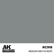 AK Interactive RC918 Real Colors Medium Grey FS 36270 17ml Lacquer Paint