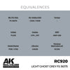 AK Interactive RC920 Real Colors Light Ghost Grey FS 36375 17ml Lacquer Paint