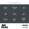 AK Interactive RC924 Real Colors Sea Blue 17ml Lacquer Paint