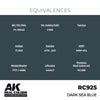 AK Interactive RC925 Real Colors Dark Sea Blue 17ml Lacquer Paint