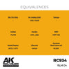 AK Interactive RC934 Real Colors RLM 04 17ml Lacquer Paint