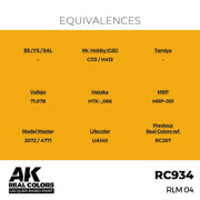 AK Interactive RC934 Real Colors RLM 04 17ml Lacquer Paint