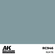 AK Interactive RC946 Real Colors RLM 78 17ml Lacquer Paint