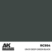 AK Interactive RC954 Real Colors IJN D1 Deep Green Black 17ml Lacquer Paint