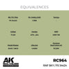 AK Interactive RC964 Real Colors RAF Sky / FS 34424 17ml Lacquer Paint