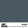 AK Interactive RC969 Real Colors RAF Extra Dark Sea Grey BS381C/640 17ml Lacquer Paint