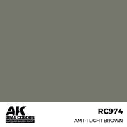 AK Interactive RC974 Real Colors AMT-1 Light Brown 17ml Lacquer Paint