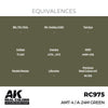 AK Interactive RC975 Real Colors AMT-4 / A-24M Green 17ml Lacquer Paint