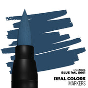 AK interactive RC006 Real Colors Markers Blue RAL 5001