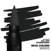 AK interactive RC017 Real Colors Markers RAL 7021 Dunkelgrau