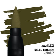 AK interactive RC021 Real Colors Markers Olive Drab