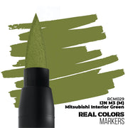 AK interactive RC029 Real Colors Markers IJN M3 (M) Mitsubishi Interior Green