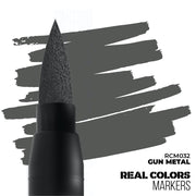 AK interactive RC032 Real Colors Markers Gun Metal