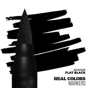 AK interactive RC033 Real Colors Markers Flat Black