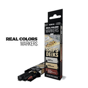 AK interactive RC104 Real Colors Markers Ships and Decks Set x 3