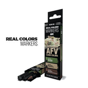 AK interactive RC108 Real Colors Markers Late German AFV Camo Colors Set x 3