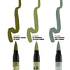 AK interactive RC109 Real Colors Markers WWII Allied Aircraft Cockpit Colors Set x 3