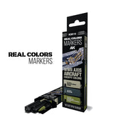AK interactive RC110 Real Colors Markers WWII Axis Aircraft Cockpit Colors Set x 3