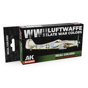 AK Interactive RCS103 Real Colors Set WWII Luftwaffe Late War Colours