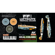 AK Interactive RCS104 Real Colors Set WWII Luftwaffe Tropical Colours