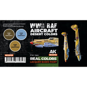 AK Interactive RCS110 Real Colors Set WWII RAF Aircraft Desert Colours