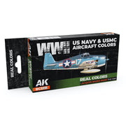AK Interactive RCS111 Real Colors Set WWII US Navy & USMC Aircraft Colours