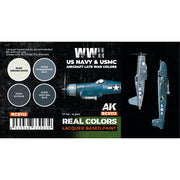 AK Interactive RCS112 Real Colors Set WWII US Navy & USMC Aircraft Late War Colours