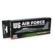 AK Interactive RCS119 Real Colors Set US Air Force & ANG Modern Aircraft Colours