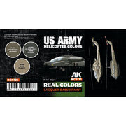 AK Interactive RCS121 Real Colors Set US Army Helicopter Colours