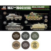 AK Interactive RCS122 Real Colors Set 1937-1944 Panzer Colours